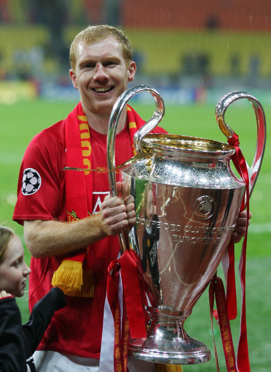  Scholes won his second Champions League medal that night