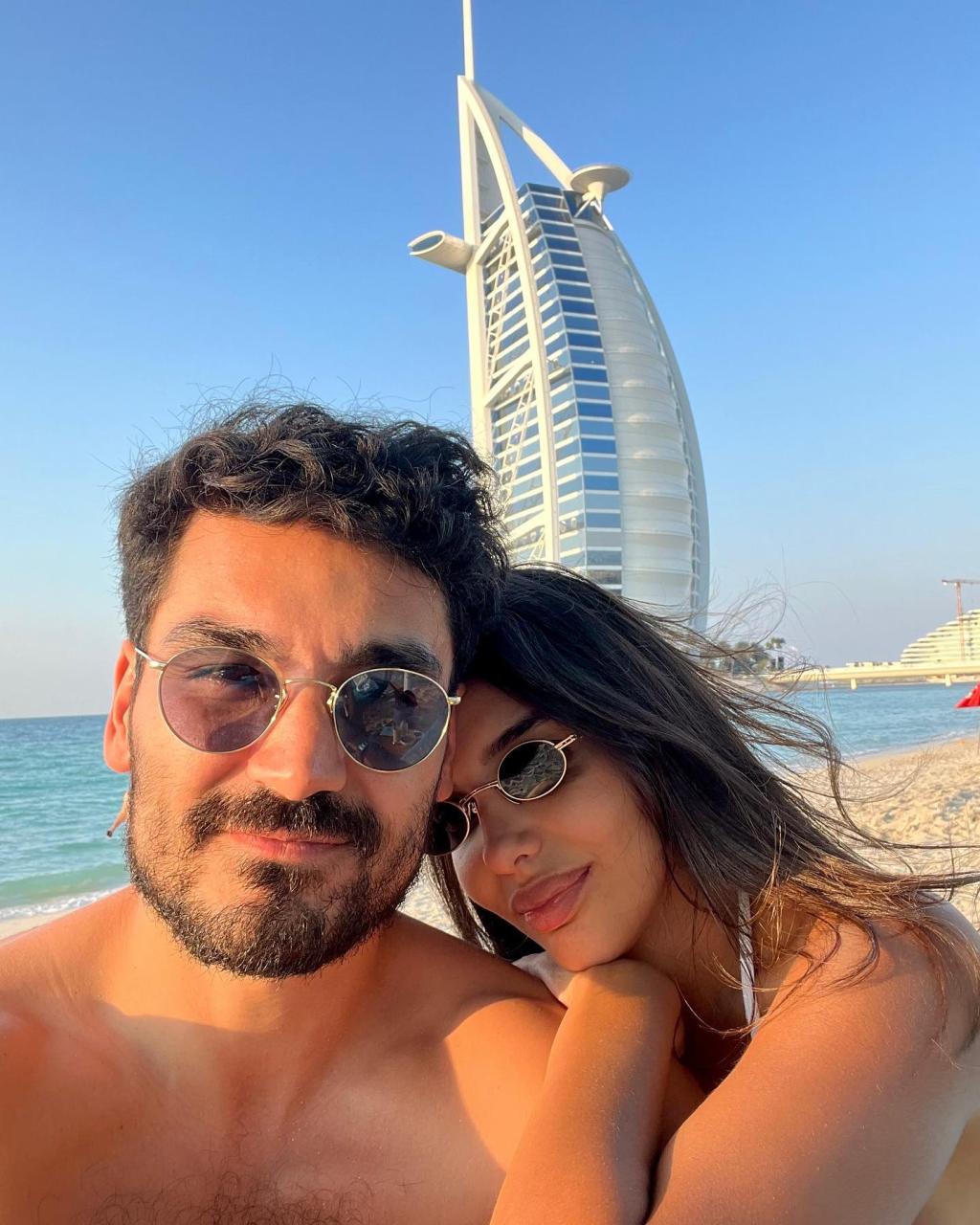 Ilkay and Sara Gundogan together in Dubai